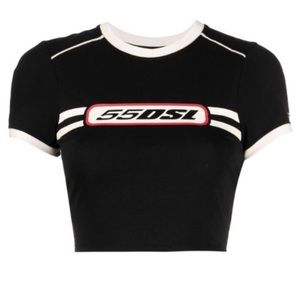 Diesel logo crop top